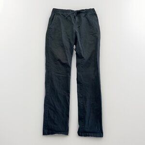 Rip Curl Cotton Relaxed Joggers Lightweight Pants Black Men Size S Drawstring